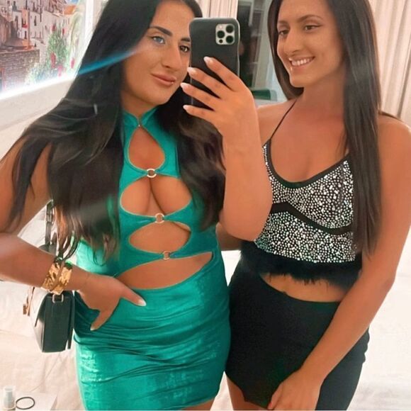 SIMMI LONDON green dress - Picture 1 of 5